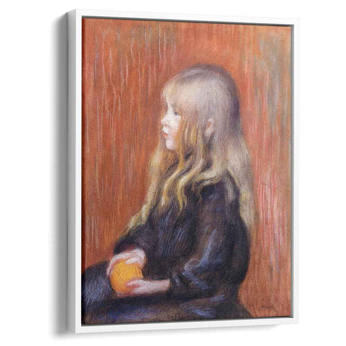 Coco Holding a Orange (1904) by Pierre-Auguste Renoir