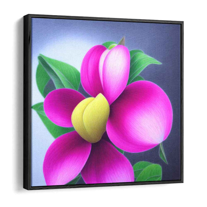 Radiant Magnolia: Luminous Floral Canvas Art Print