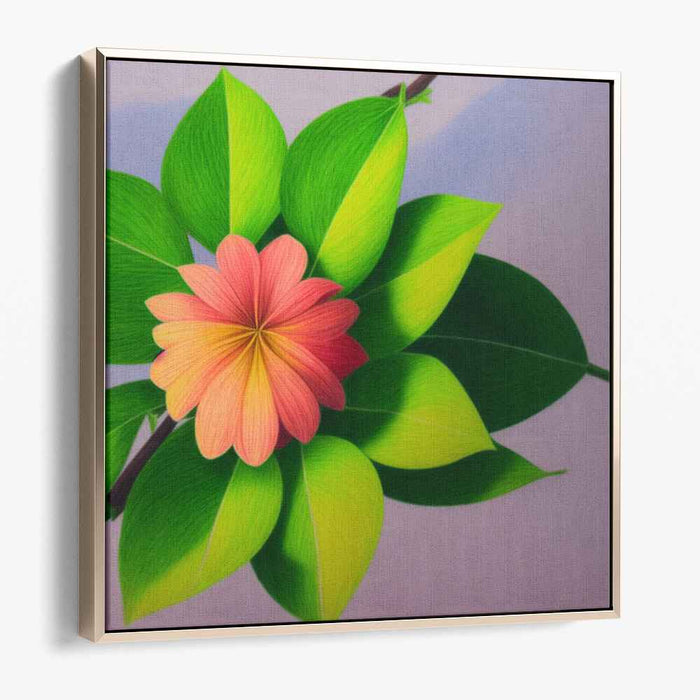 Blossoms in Bold Splendor: Hyper-Realistic Floral Canvas Art Print