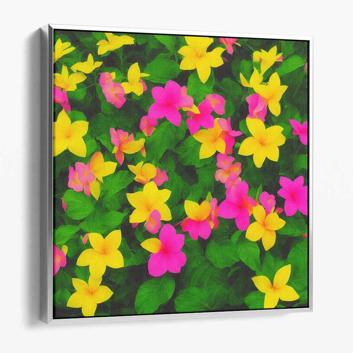 Pencil Drawing Tropical Flowers #002