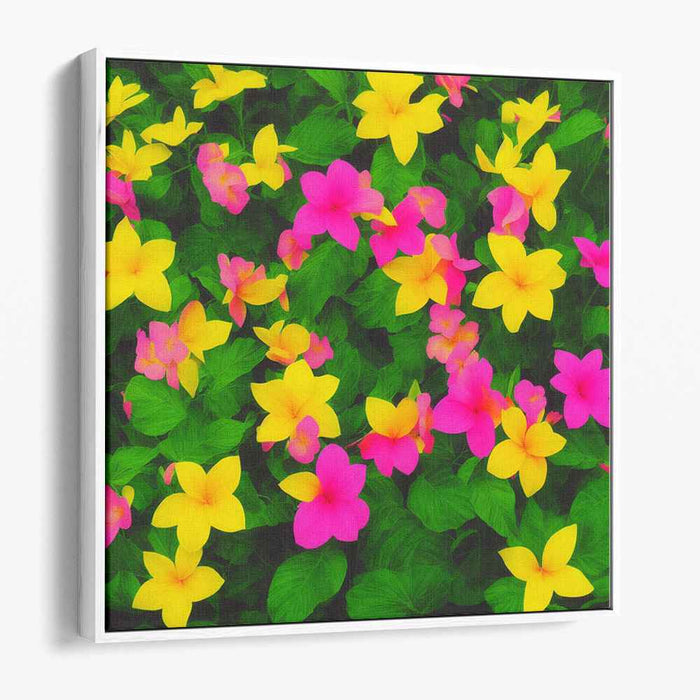 Pencil Drawing Tropical Flowers #002