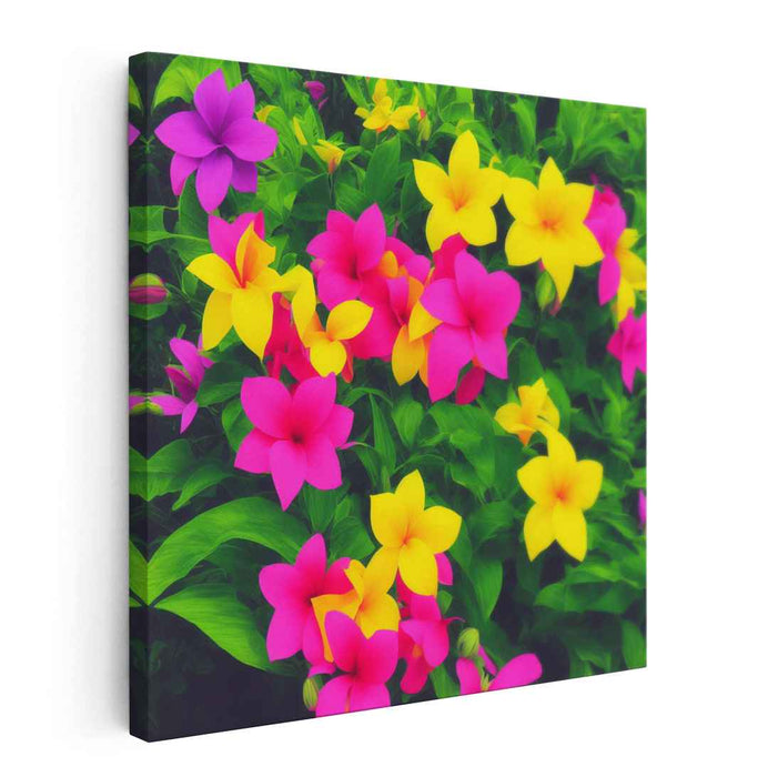 Pencil Drawing Tropical Flowers #006