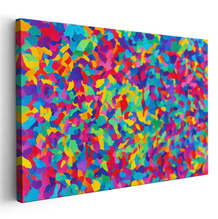 Ephemeral Chaos Unleashed: Dynamic Abstract Expressionist Canvas Art