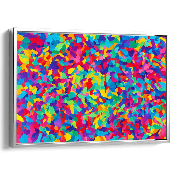 Ephemeral Chaos Unleashed: Dynamic Abstract Expressionist Canvas Art