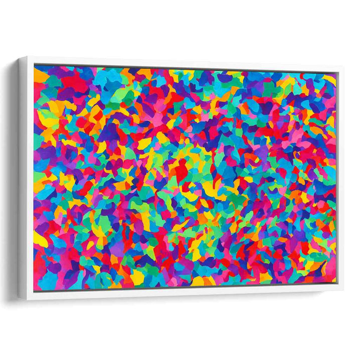 Ephemeral Chaos Unleashed: Dynamic Abstract Expressionist Canvas Art