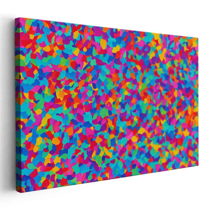 Vivid Melodies: A Symphony of Color - Abstract Canvas Art Print