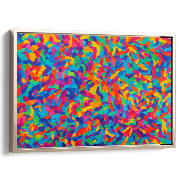 Dynamic Flow Fusion: Dynamic Abstract Expressionist Canvas Art Print
