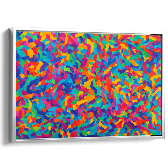 Dynamic Flow Fusion: Dynamic Abstract Expressionist Canvas Art Print