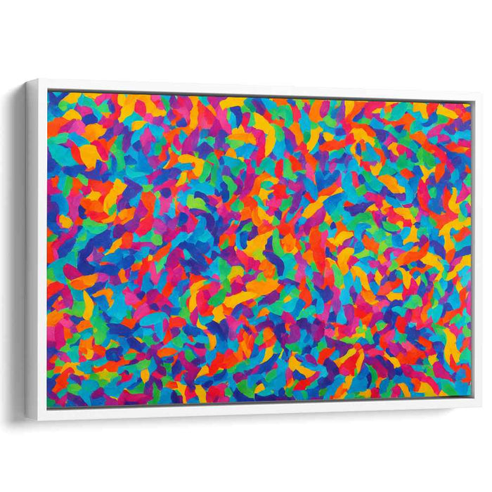 Dynamic Flow Fusion: Dynamic Abstract Expressionist Canvas Art Print