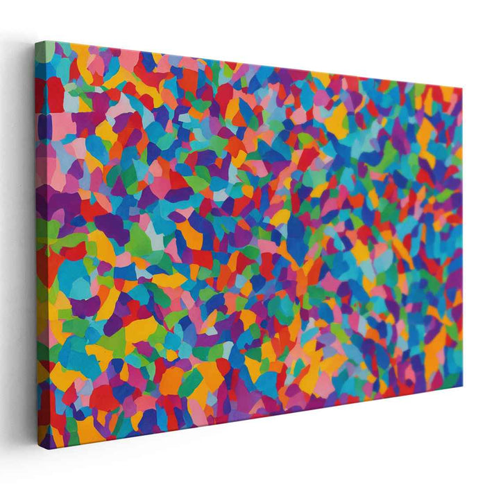 Vibrant Melody Unveiled: A Symphony of Color Canvas Art Print