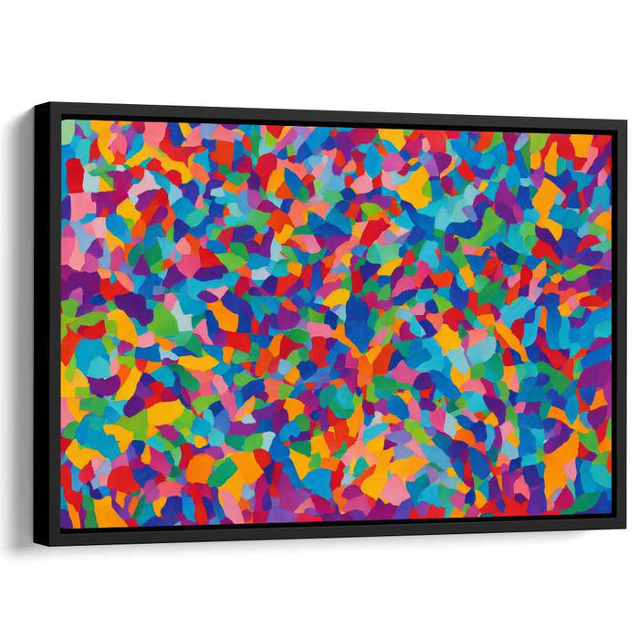 Vibrant Melody Unveiled: A Symphony of Color Canvas Art Print
