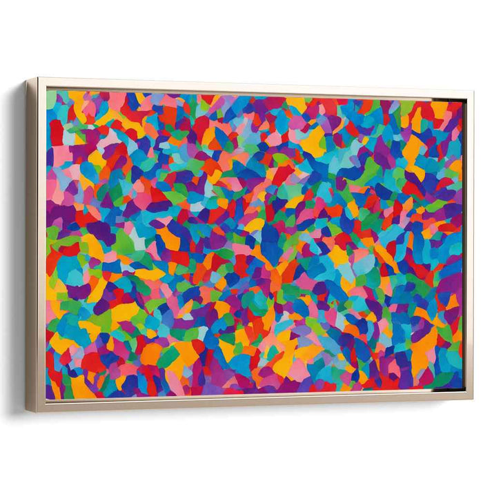 Vibrant Melody Unveiled: A Symphony of Color Canvas Art Print