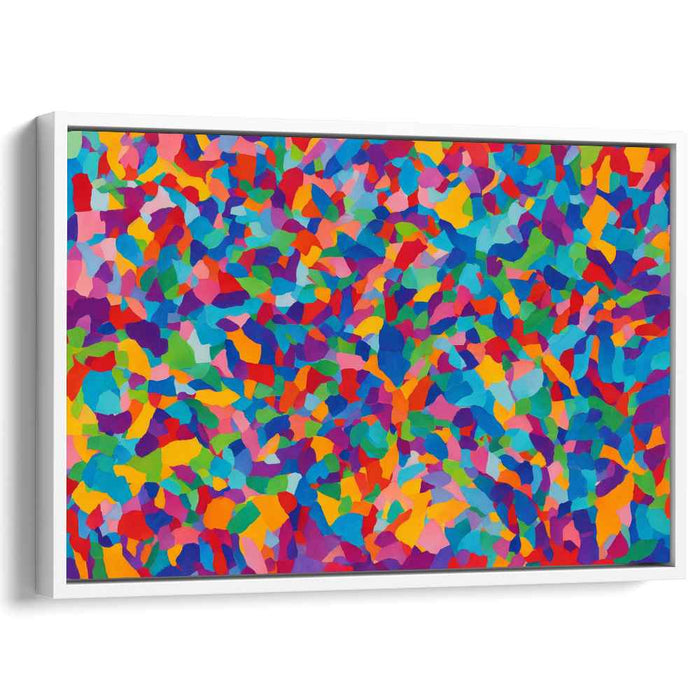 Vibrant Melody Unveiled: A Symphony of Color Canvas Art Print