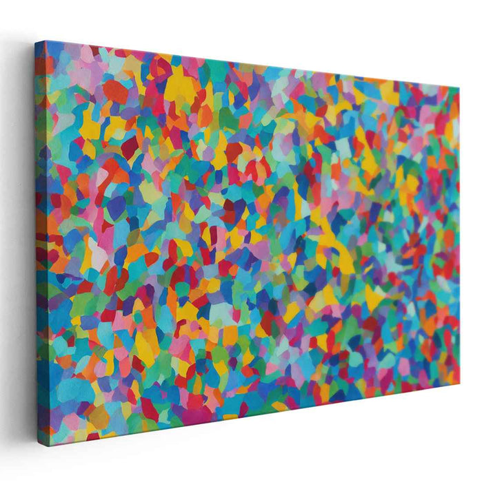 Color Harmony Melody Canvas Chaos: A Symphony of Color Abstract Canvas Art