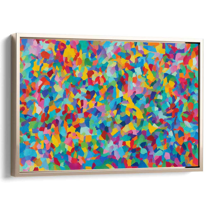 Color Harmony Melody Canvas Chaos: A Symphony of Color Abstract Canvas Art
