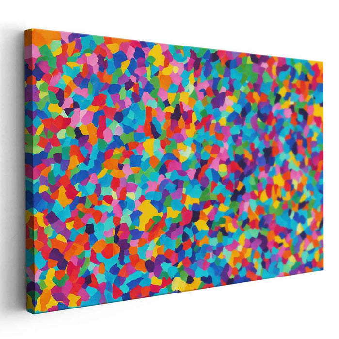 Energy Dances Within Silence: Dynamic Abstract Expressionist Canvas Art