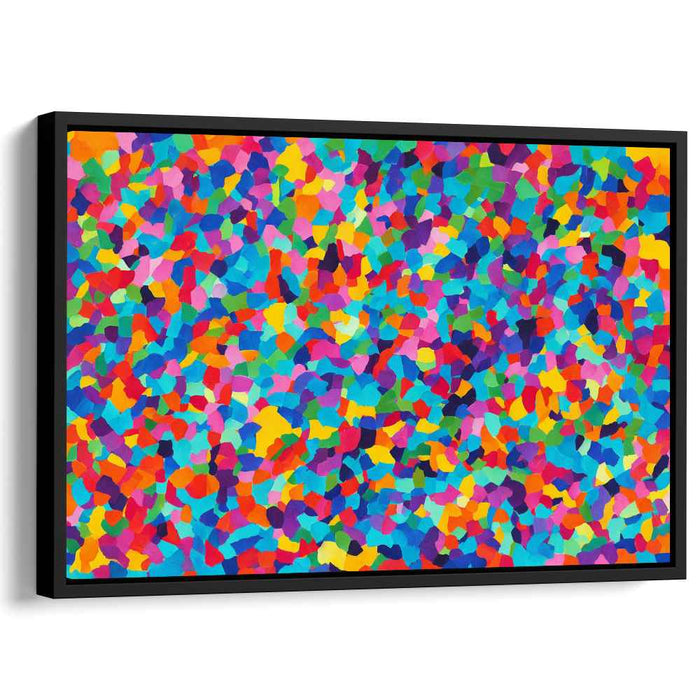 Energy Dances Within Silence: Dynamic Abstract Expressionist Canvas Art