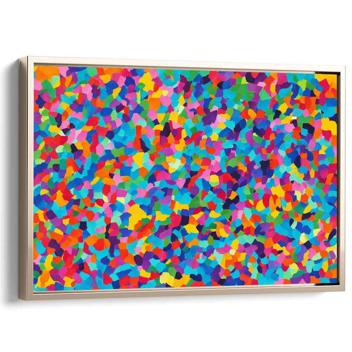 Energy Dances Within Silence: Dynamic Abstract Expressionist Canvas Art