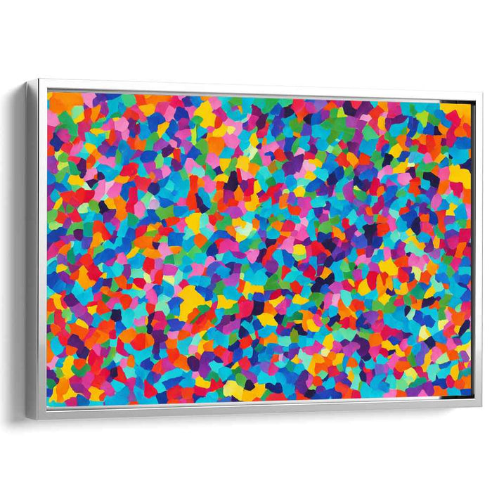 Energy Dances Within Silence: Dynamic Abstract Expressionist Canvas Art