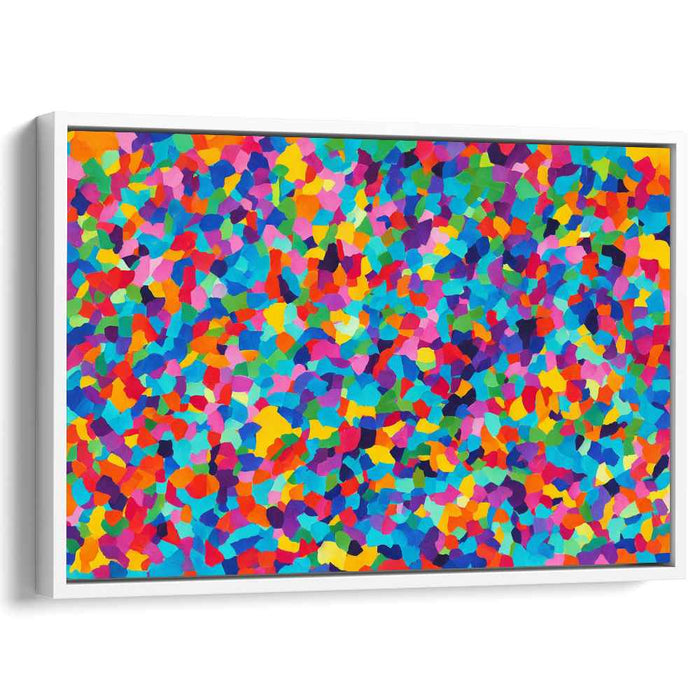 Energy Dances Within Silence: Dynamic Abstract Expressionist Canvas Art