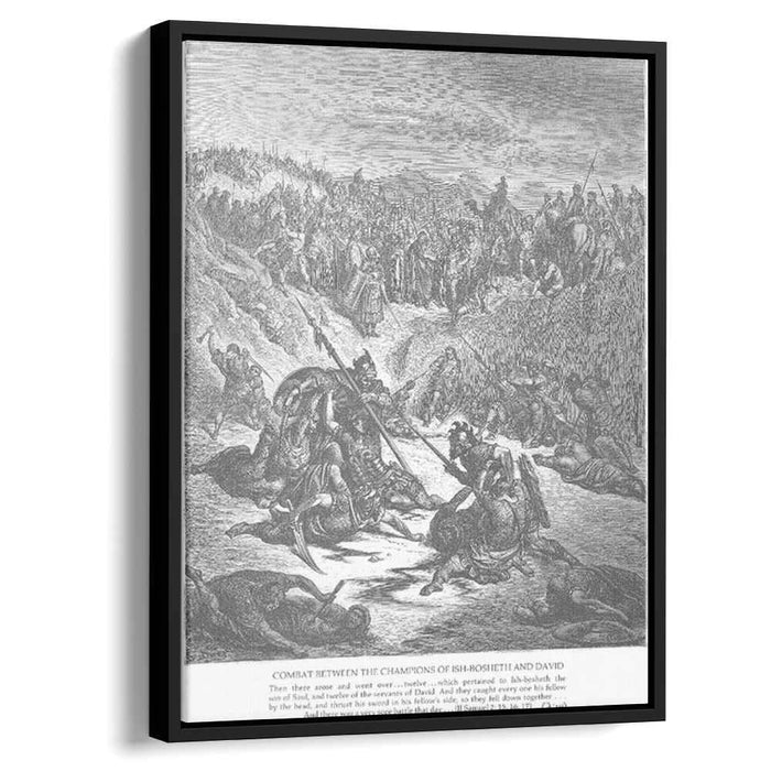 Combat between Soldiers of Ish-bosheth and David by Gustave Dore