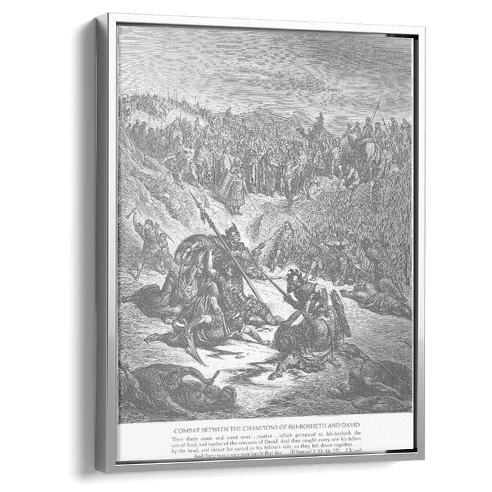 Combat between Soldiers of Ish-bosheth and David by Gustave Dore