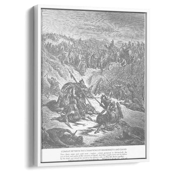 Combat between Soldiers of Ish-bosheth and David by Gustave Dore