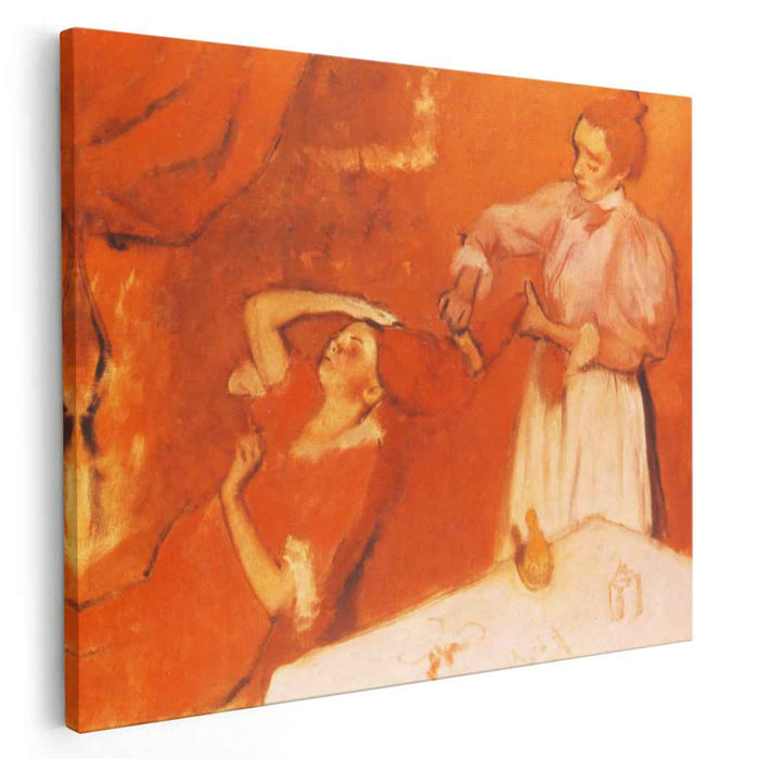 Combing the Hair (1895) by Edgar Degas