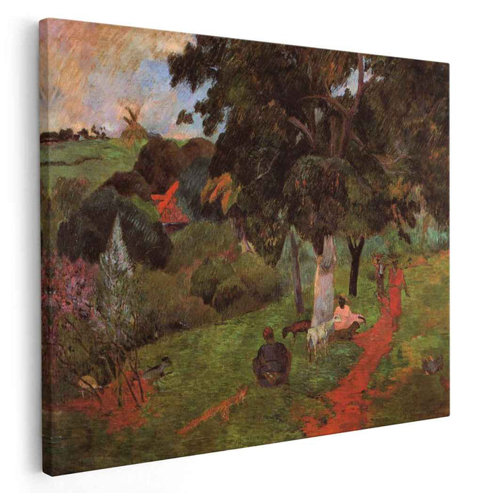 Coming and going, Martinique by Paul Gauguin