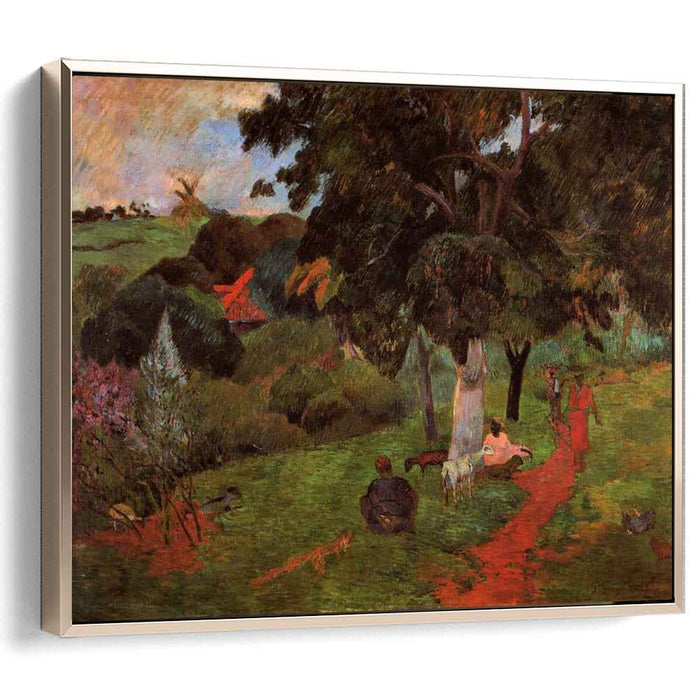 Coming and going, Martinique by Paul Gauguin