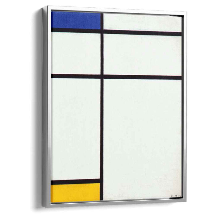 Composition III with Blue, Yellow and White by Piet Mondrian