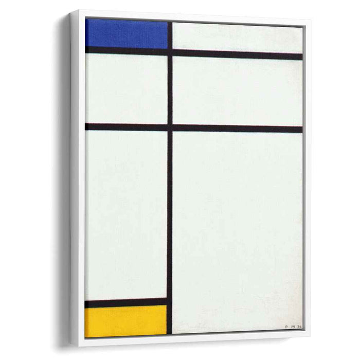 Composition III with Blue, Yellow and White by Piet Mondrian