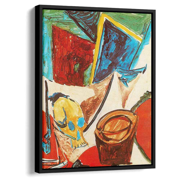 Composition with skull (study) (1907) by Pablo Picasso