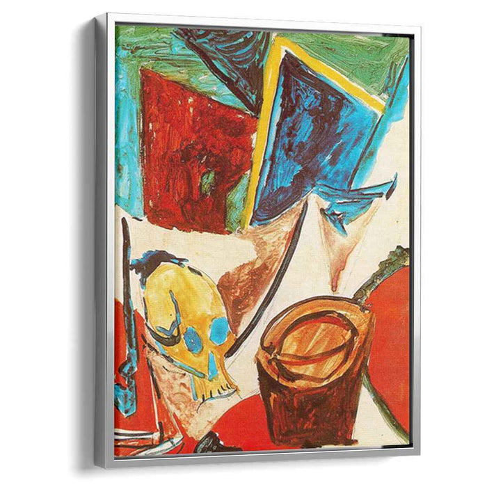 Composition with skull (study) (1907) by Pablo Picasso