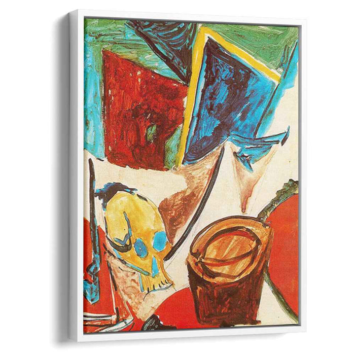 Composition with skull (study) (1907) by Pablo Picasso