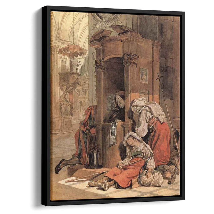 Confession of an Italian Woman (1830) by Karl Bryullov