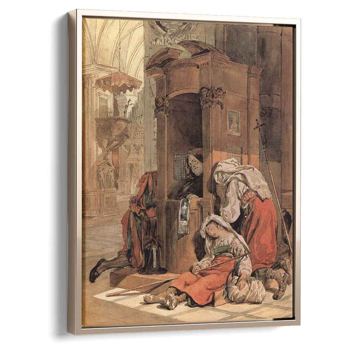 Confession of an Italian Woman (1830) by Karl Bryullov