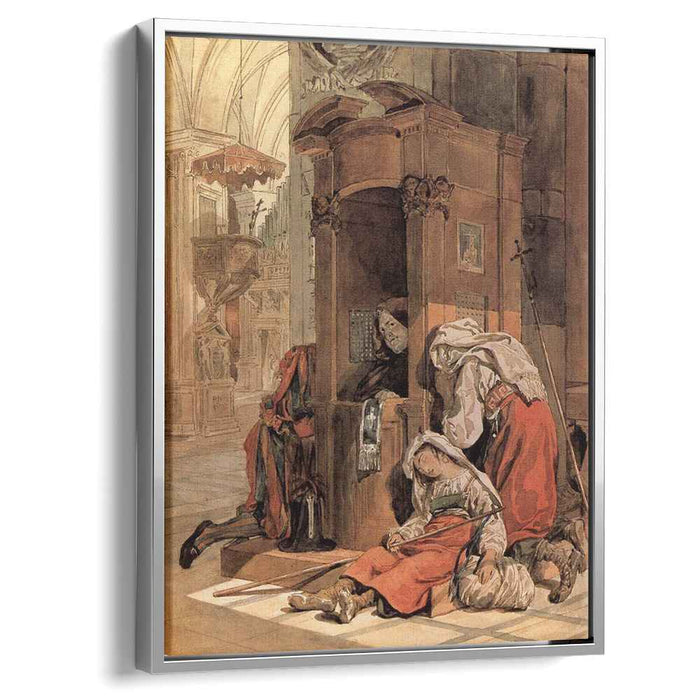 Confession of an Italian Woman (1830) by Karl Bryullov