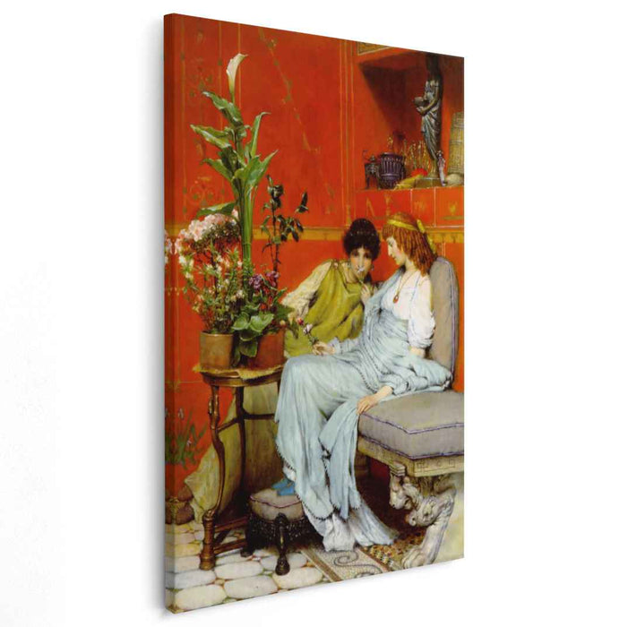 Confidences (1869) by Sir Lawrence Alma-Tadema