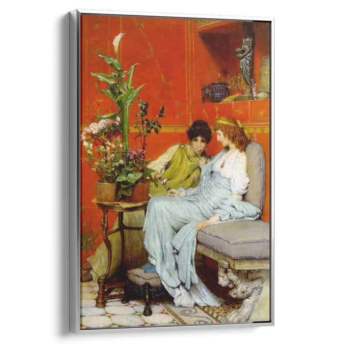 Confidences (1869) by Sir Lawrence Alma-Tadema