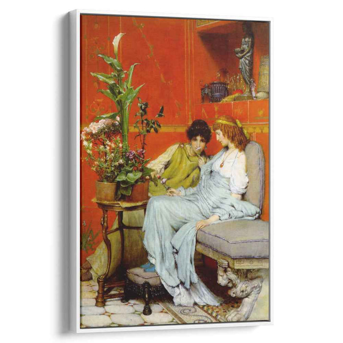 Confidences (1869) by Sir Lawrence Alma-Tadema