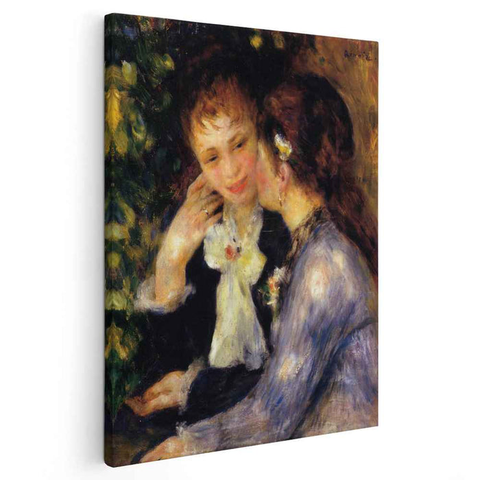Confidences (1878) by Pierre-Auguste Renoir