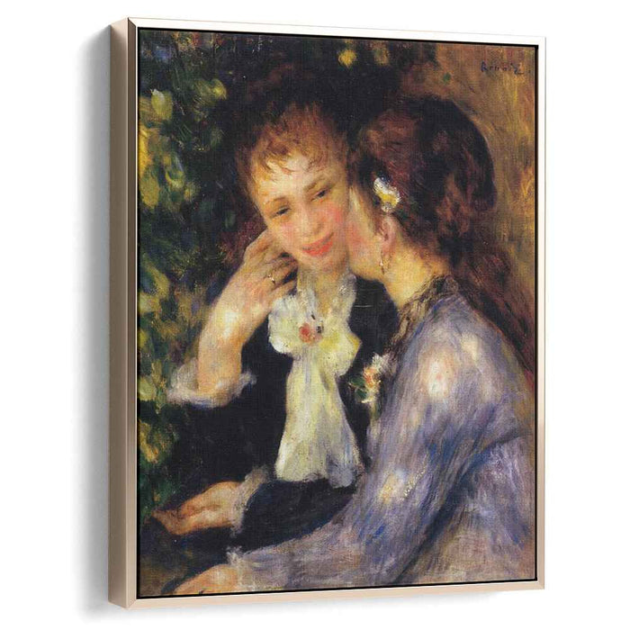 Confidences (1878) by Pierre-Auguste Renoir