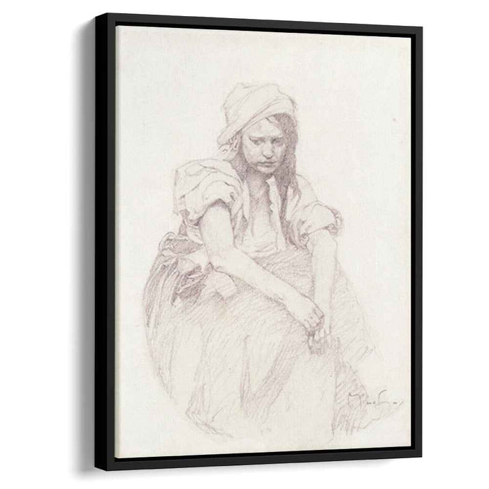 Contemplation by Alphonse Mucha