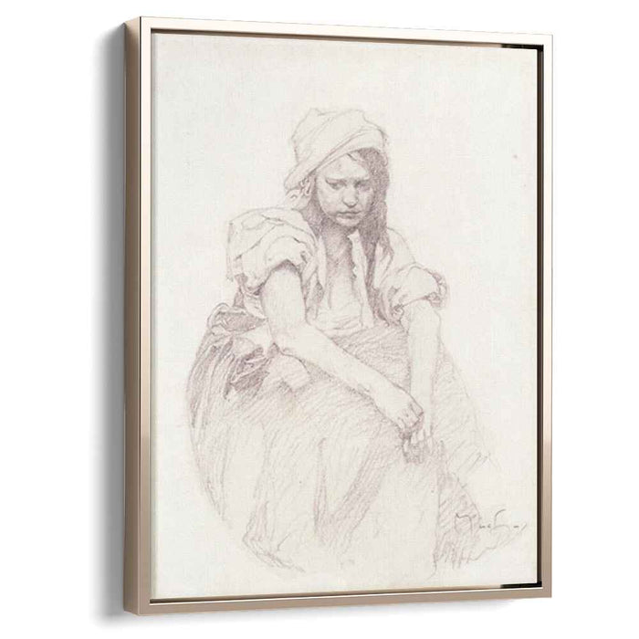 Contemplation by Alphonse Mucha