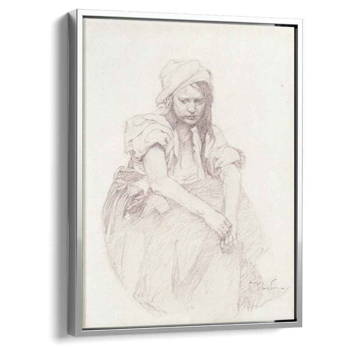 Contemplation by Alphonse Mucha