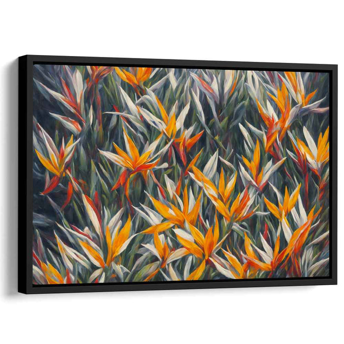 Contemporary Oil Birds of Paradise #102
