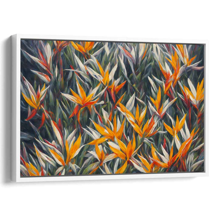 Contemporary Oil Birds of Paradise #102