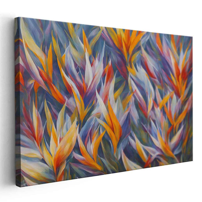 Contemporary Oil Birds of Paradise #103