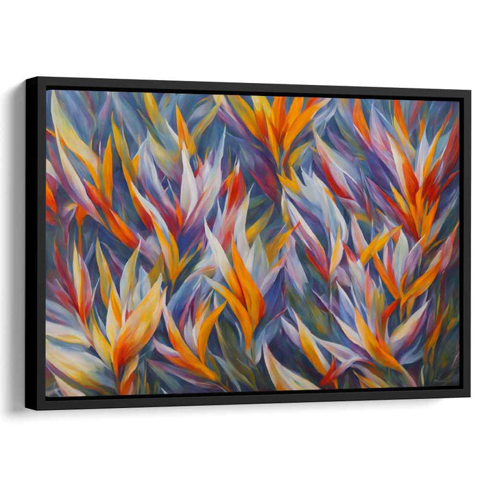 Contemporary Oil Birds of Paradise #103